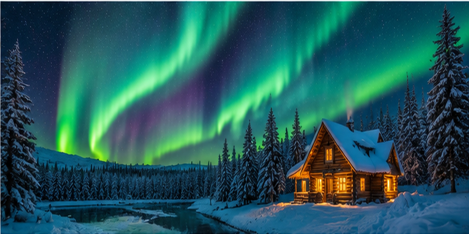 Aurore boréal en Finlande