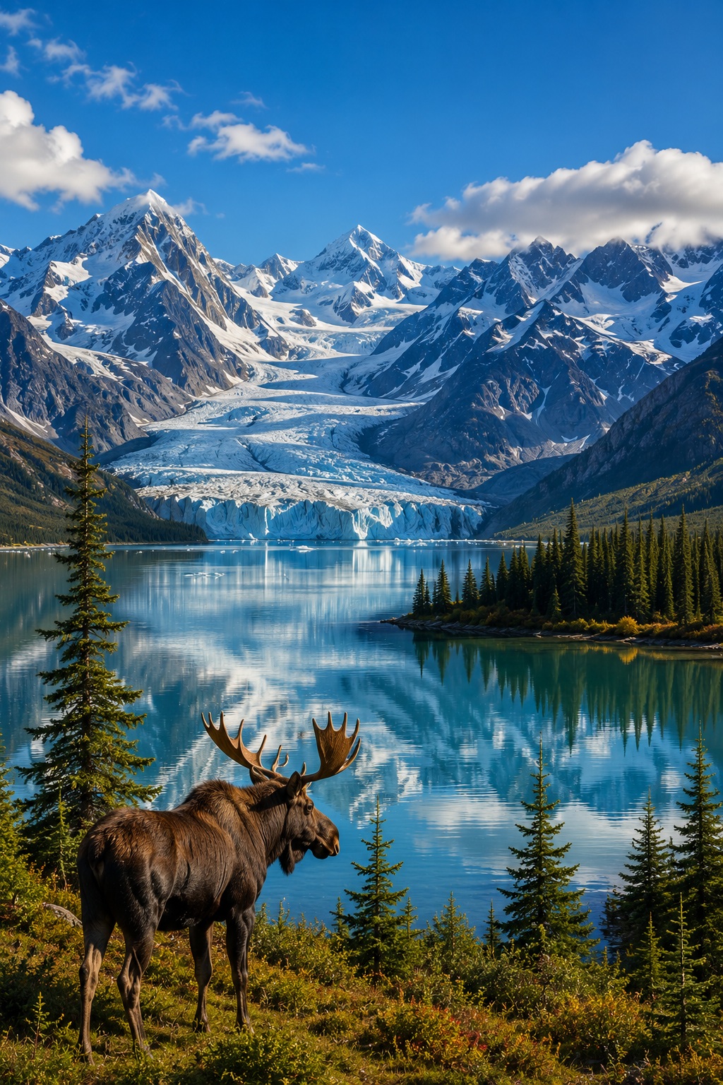 Grands espaces en Alaska